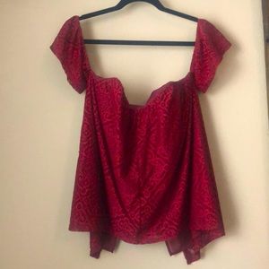 Miami corset off shoulder blouse
